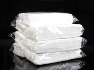 paper packed by horizontal packing machine